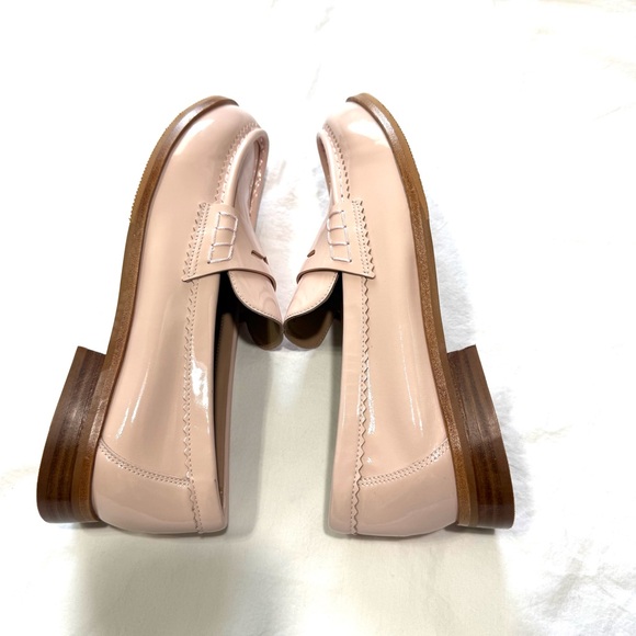 Johnston & Murphy Pink Patent Leather Loafer TRUFOAM Size 8.5M Preppy Academia - Picture 3 of 8